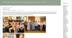 Desktop Screenshot of pecan-grove.net